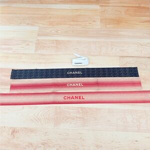 CHANEL gift band ribbons